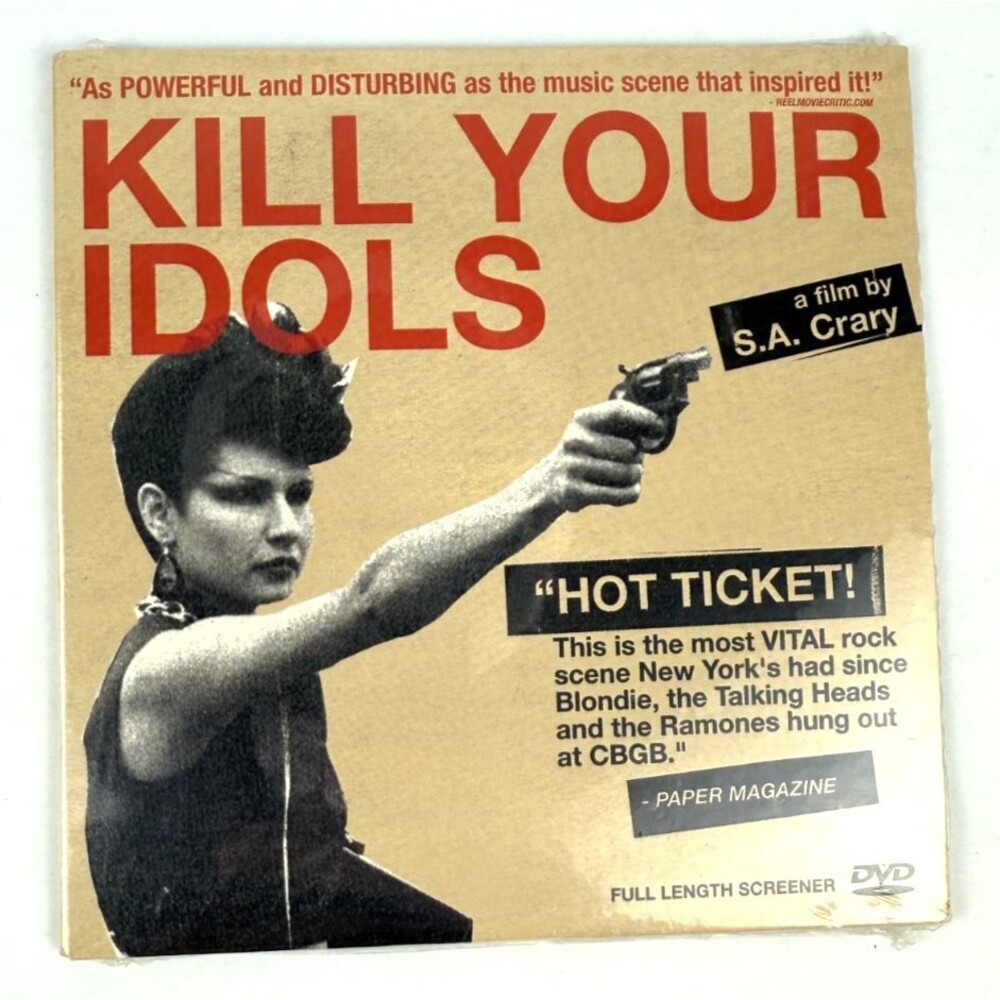 Kill Your Idols Movie Screener DVD For Your Consideration S.A. Crary New Sealed